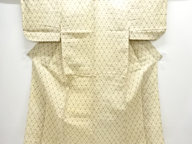 SALE!! JAPANESE KIMONO / ANTIQUE HONJO ECHIGO KAMIFU RED HEMP KIMONO