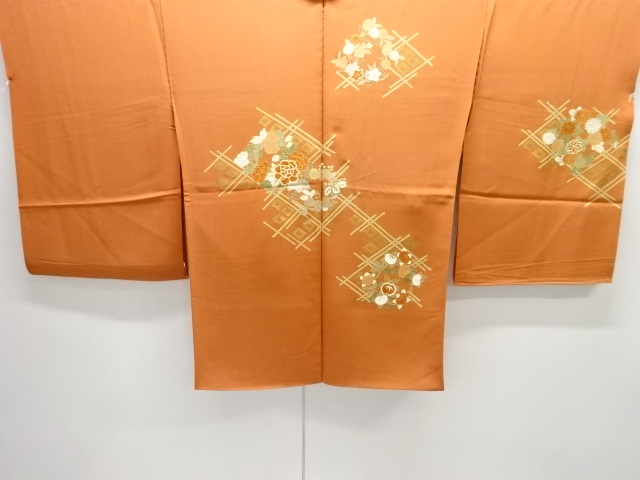 SALE!! JAPANESE KIMONO / KARIEBA HAORI / EMBROIDERY / FLOWER 