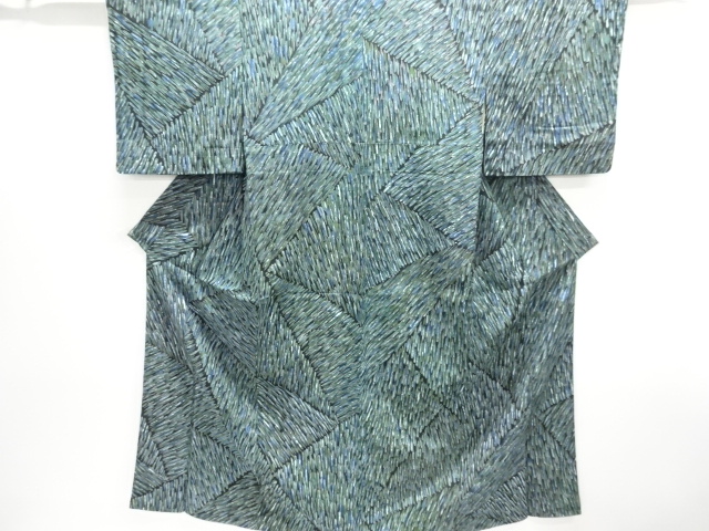SALE!! JAPANESE KIMONO / ANTIQUE TAISHO-ROMAN KIMONO / ABSTRACT PATTERN / TAI