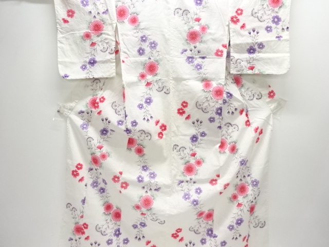 SALE!! JAPANESE KIMONO / YUKATA / AUTUMNAL FLOWER 