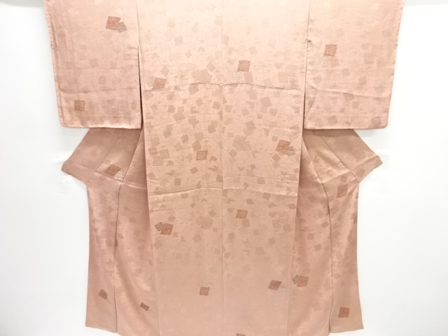 SALE!! JAPANESE KIMONO / ANTIQUE TAISHO ROMAN MON KINSHA / KIMONO / ARABESQUE