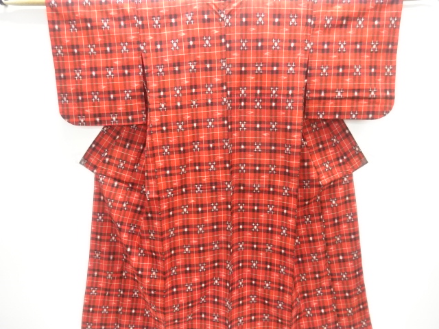 SALE!! JAPANESE KIMONO / ANTIQUE HITOE KIMONO / COTTON / KURUME KASURI
