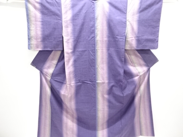 SALE!! JAPANESE KIMONO / UNUSED / MAWATA TSUMUGI / WOVEN BOKASHI PATTERN
