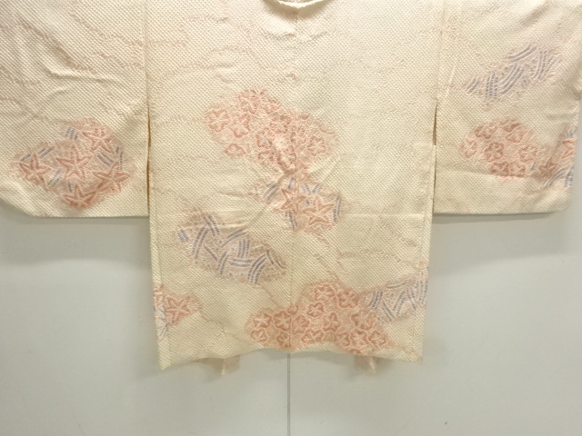 JAPANESE KIMONO / ANTIQUE HAORI / ALL SHIBORI / FLOWER