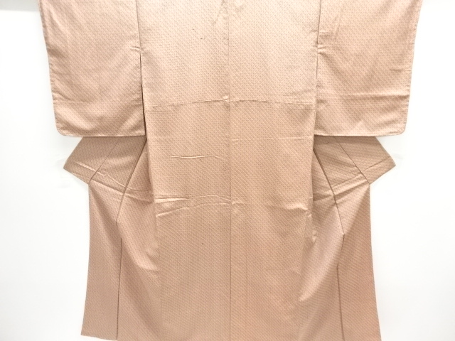 SALE!! JAPANESE KIMONO / ANTIQUE TAISHO ROMANTICISM: GRASS LEAF PATTERN WOVEN