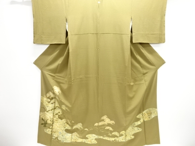 SALE!! JAPANESE KIMONO / IRO-TOMESODE / STREAM