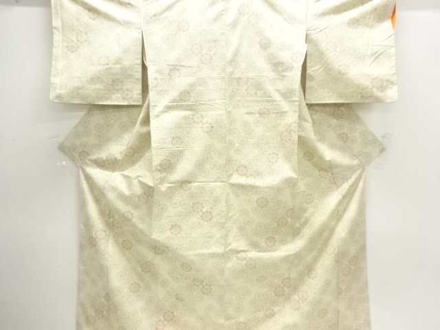 SALE!! JAPANESE KIMONO / TOKAMACHI TSUMUGI / WOVEN FLOWER
