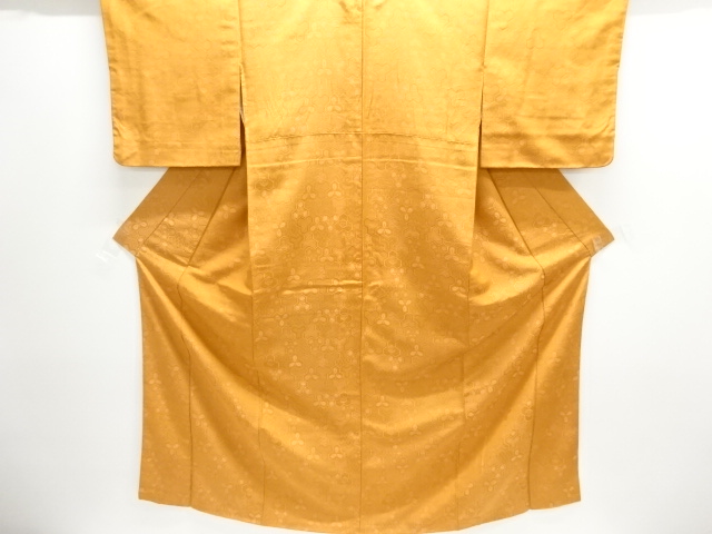 SALE!! JAPANESE KIMONO / IROMUJI / WOVEN BISHAMON KIKKO / ONE CREST 