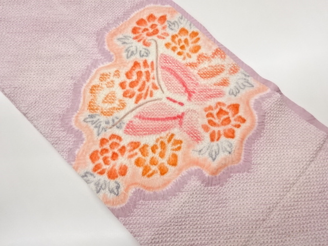 SALE!! JAPANESE NAGOYA OBI / SHIBORI / FLOWER