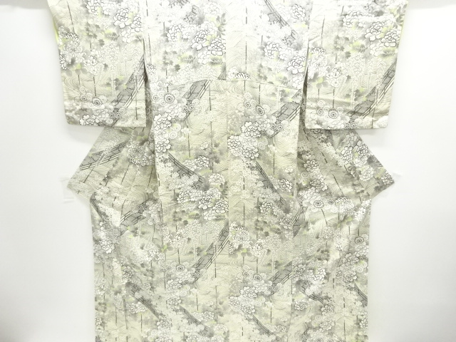 JAPANESE KIMONO / CHRYSANTHEMUM / PEONY / WISTERIA PATTERN KOMON
