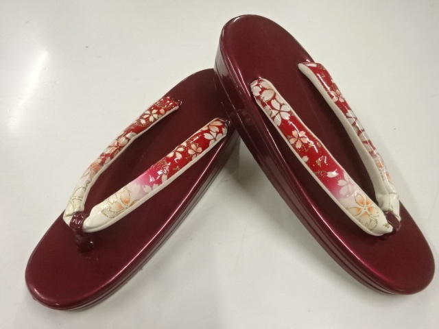 SALE!! JAPANESE KIMONO / JAPANESE-STYLE ZORI (SIZE L)