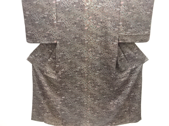 SALE!! JAPANESE KIMONO / ANTIQUE TAISHO ROMANTIC: HITOE KIMONO / PINE / MAPLE