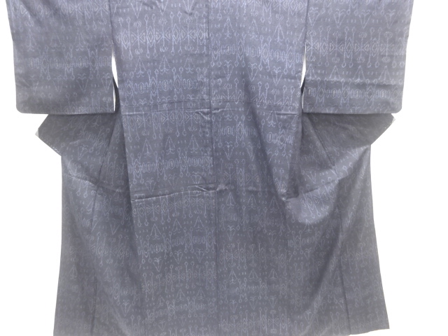 SALE!! JAPANESE KIMONO / OJIYA YUKI TSUMUGI (CHIJIMI) / TAISHO ROMAN / SARASA
