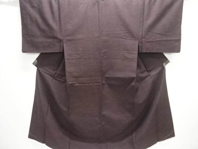 JAPANESE KIMONO / ANTIQUE MENS KIMONO / SILK / YUKI TSUMUGI