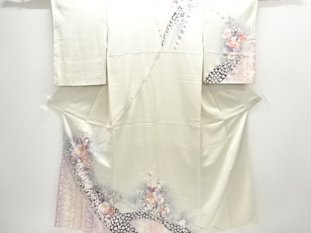 SALE!! JAPANESE KIMONO / HOMONGI / FLOWER 