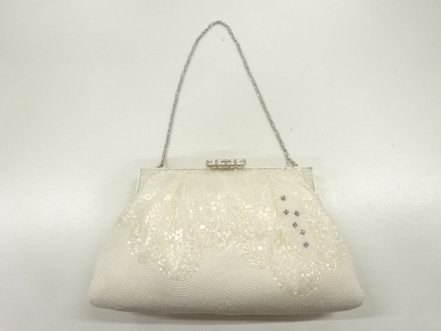 SALE!! JAPANESE KIMONO / ANTIQUE BAG / BEADS