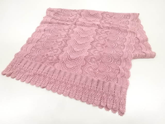 SALE!! JAPANESE SHAWL / LACE / FLOWER
