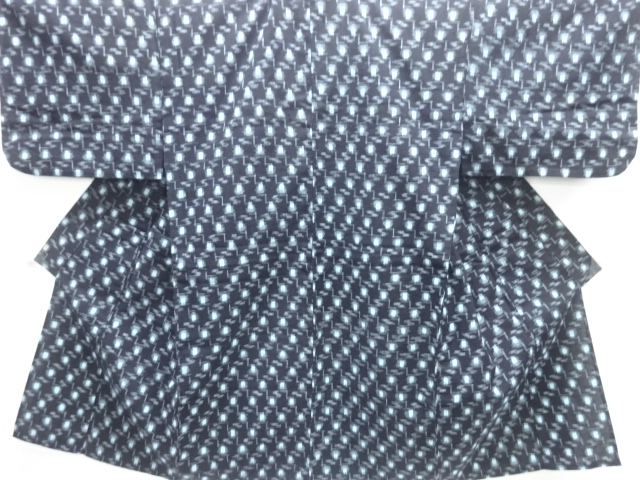 SALE!! JAPANESE KIMONO / ANTIQUE NORAGI / COTTON / KURUME KASURI