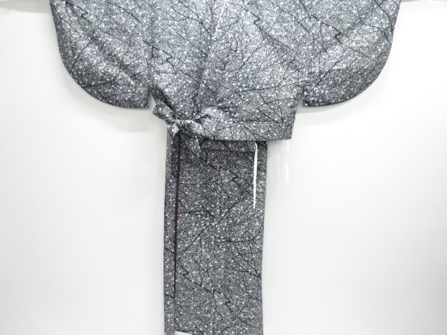 SALE!! JAPANESE KIMONO / BRANCH FLOWER PATTERN TWO-PIECE KOMON