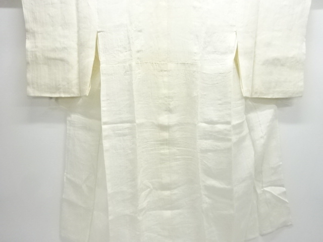 SALE!! JAPANESE KIMONO / ANTIQUE JUBAN / HEMP / STREAM & FLOWERS