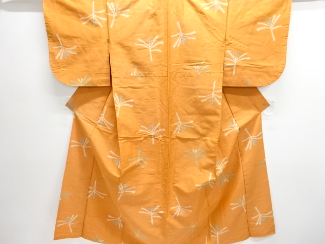 SALE!! JAPANESE KIMONO / ANTIQUE KIMONO / TAISHO ROMAN STYLE /  WOVEN YOUNG PINE