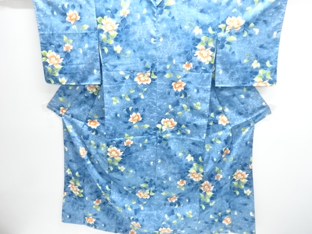 SALE!! JAPANESE KIMONO / UNUSED KOMON / FLOWER