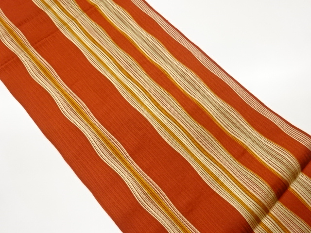 SALE!! JAPANESE KIMONO / NAGOYA OBI / WOVEN STRIPE 