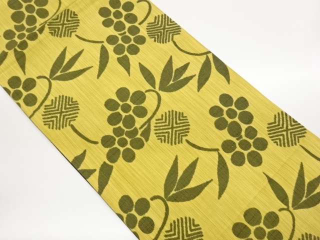 SALE!! JAPANESE KIMONO / FUKURO OBI / TSUMUGI / ZENTSU / WOVEN GRASS