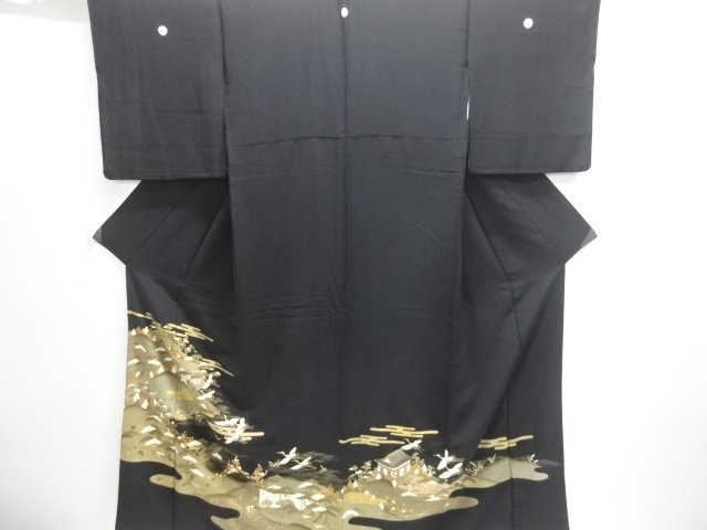 SALE!! JAPANESE KIMONO / TOMESODE / EMBROIDERY / SHOCHIKUBAI