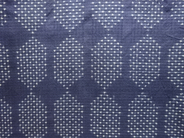 SALE!! JAPANESE KIMONO / ANTIQUE KIMONO / SILK / DORO OSHIMA TSUMUGI / WOVEN ABSTRACT PATTERN