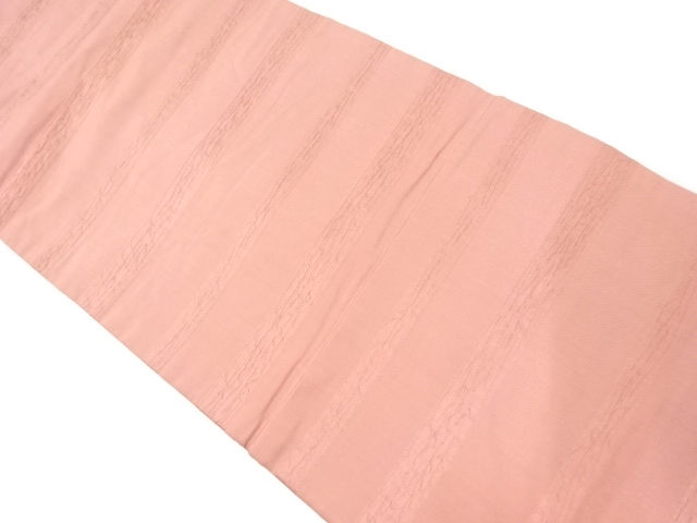 SALE!! JAPANESE KIMONO / NAGOYA OBI / WOVEN HORIZONTAL STRIPE 