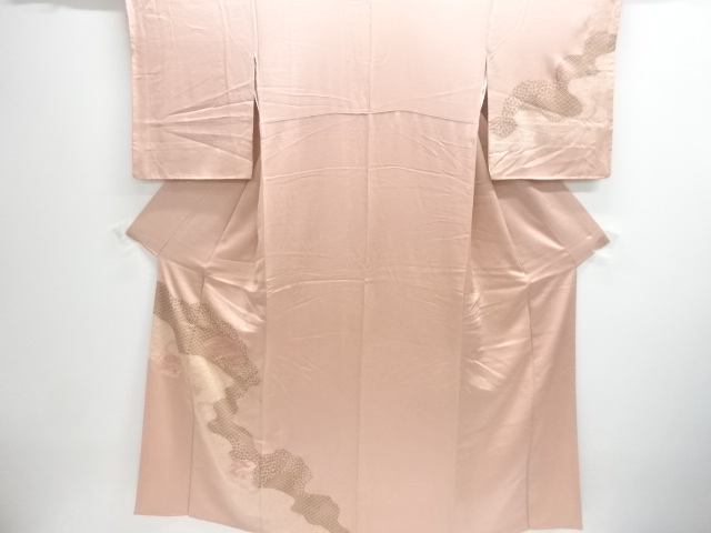 SALE!! JAPANESE KIMONO / HOMONGI / SHIBORI / EMBROIDERY / FAN PATTERN