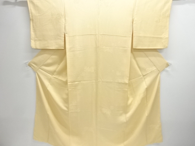 SALE!! JAPANESE KIMONO / IROMUJI / SILK / WOVEN FLOWERS / SINGLE CREST