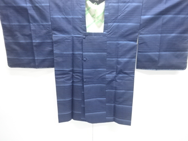 SALE!! JAPANESE KIMONO / UNUSED MICHIYUKI COAT / WOVEN STRIPE