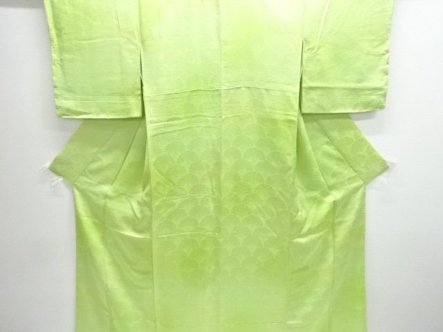 SALE!! JAPANESE KIMONO / TSUKESAGE IROMUJI / SILK / BOKASHI / WOVEN KIKU