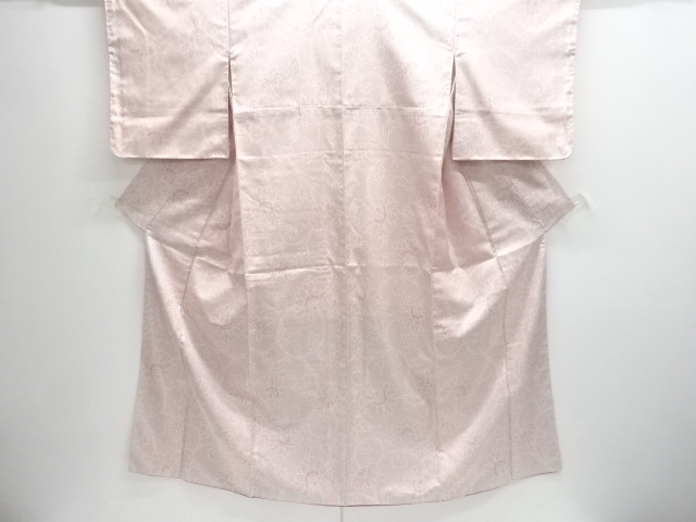 SALE!! JAPANESE KIMONO / UNUSED NISHIJIN OMESHI / WOVEN ARABESQUE FLOWER 