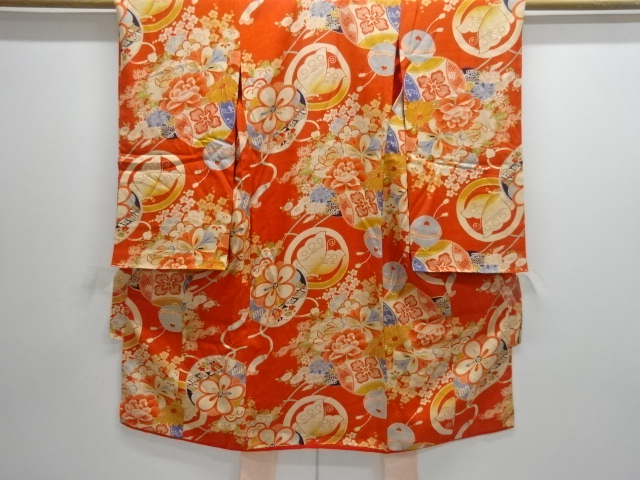 SALE!! JAPANESE KIMONO / ANTIQUE KIMONO / FLOWER & TREASURES