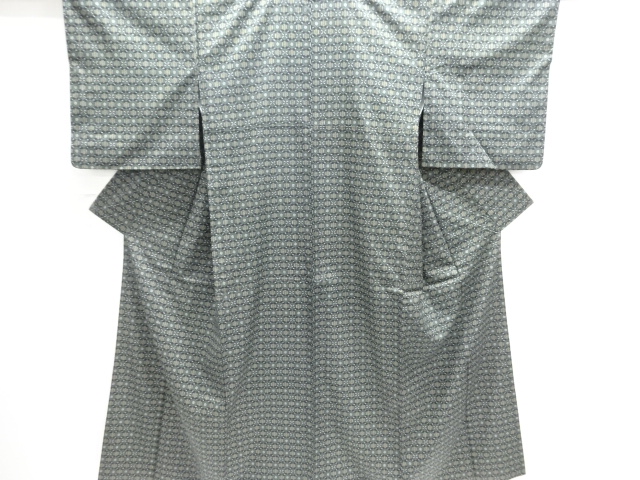 SALE!! JAPANESE KIMONO / NISHIJIN OMESHI / ENSEMBLE / GEOMTRIC PATTERN 