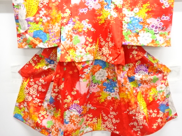 SALE!! JAPANESE KIMONO / ANTIQUE KIMONO / FLOWER & BIRD