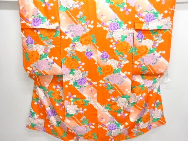 SALE!! JAPANESE KIMONO / ANTIQUE KIMONO FOR KIDS / SILK / ROSE