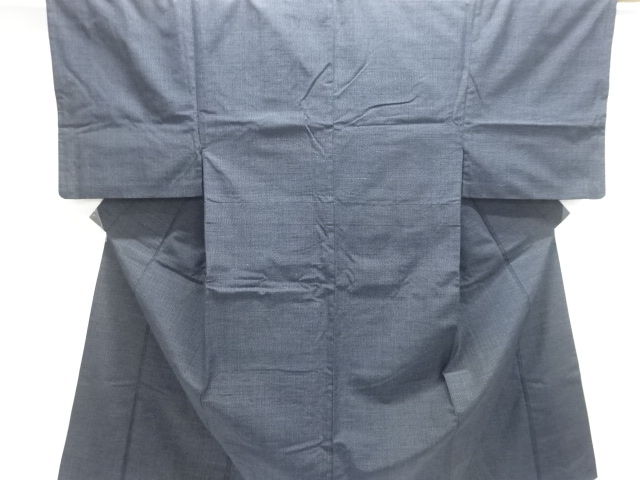 SALE!! JAPANESE KIMONO FOR MEN / TSUMUGI / WOVEN GEOMETRIC PATTERN 