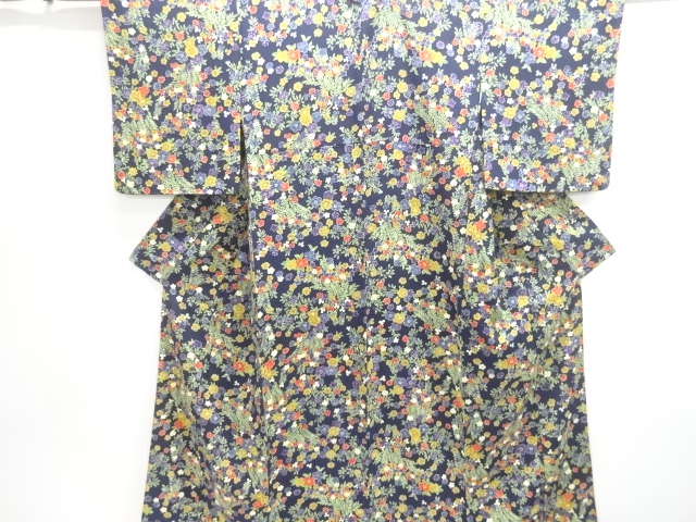 SALE!! JAPANESE KIMONO / KOMON / FLOWER & PLANT 