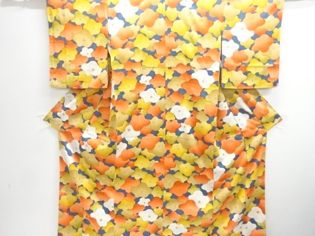 SALE!! JAPANESE KIMONO / KOMON / FLOWER 