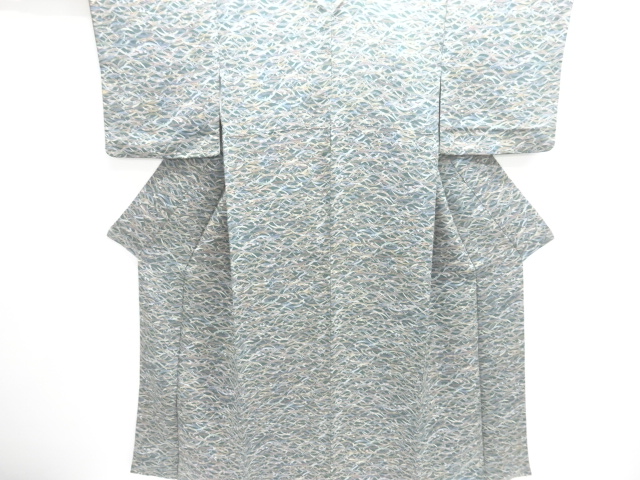 SALE!! JAPANESE KIMONO / KOMON / CHIRIMEN / GRASS