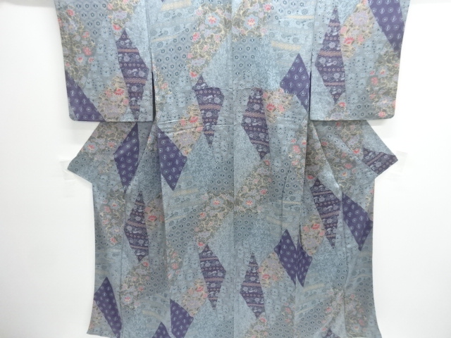 SALE!! JAPANESE KIMONO / KOMON / FLOWER & PLANT 