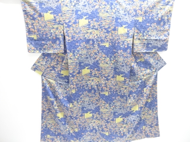SALE!! JAPANESE KIMONO / KOMON / FLOWER & PLANT 