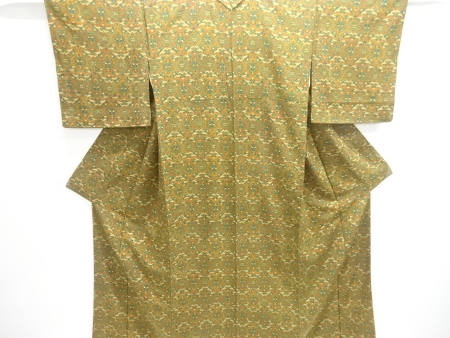 SALE!! JAPANESE KIMONO / KOMON / FLOWER SARASA