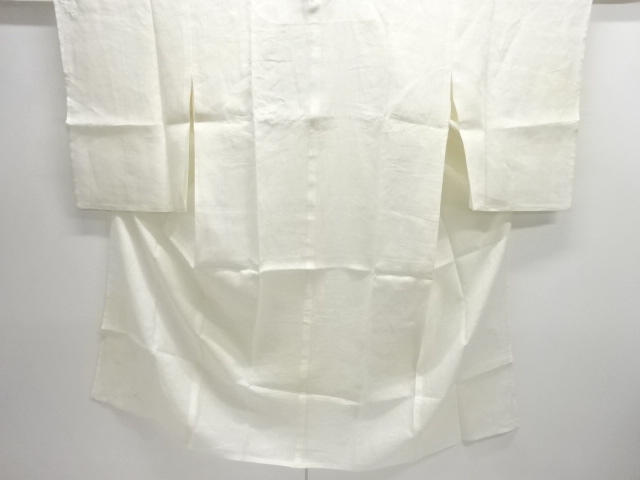 SALE!! JAPANESE KIMONO / ANTIQUE PURE LINEN OPENWORK WEAVE / FLOWING WATER PA