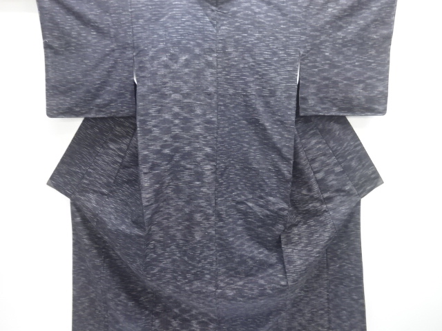 SALE!! JAPANESE KIMONO / UNUSED KASUMI PATTERN WOVEN TSUMUGI KIMONO