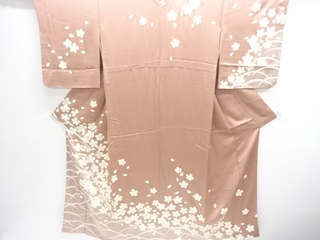 SALE!! JAPANESE KIMONO / FLOWER PATTERN EMBROIDERY HOMONGI